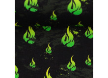 Baumwolle - Mystic Dragons Flammen